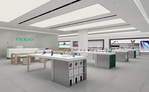 OPPO手機展柜定制