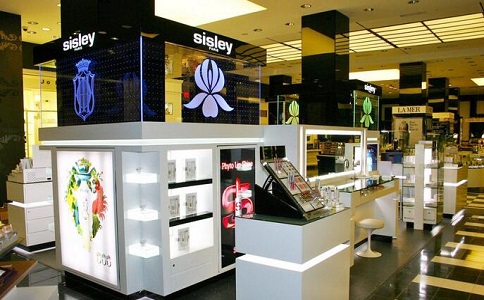 化妝品展柜的六個細節布局